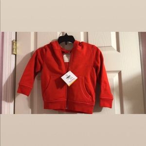 90CM hanna Andersson NWT red sweater jacket